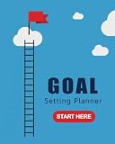 Goal Setting Planner 365 Days Track Achieve Yearly Monthly Weekly Goals Journal