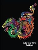 Make Your Style Sketchbook Tribal Sketch Book Blank Paper For Drawing Practice Drawing Sketching Doodling Journal Sketch Pad 120 Pages Of 85x11 White Paper Volume 1