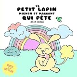 Le Petit Lapin Mignon Et Marrant Qui Pte Livre De Coloriage Vraiment A Fait Mort De Rire