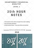 2018 Cfa Level 1 25th Hour Notes Summarize Most Vital Concepts For Each Topic Covers Entire Syllabus