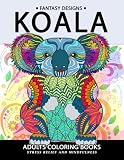 Koala Adults Coloring Book Stressrelief Coloring Book For Grownups