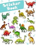 Sticker Book Dinosaurs Collection Blank Sticker Book For Kids Collection Notebook Page Size 8x10 Inches 80 Pages Children Family Activity Book Ultimate Sticker Book Volume 3