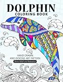 Dolphin Coloring Book Stressrelief Coloring Book For Grownups Adults