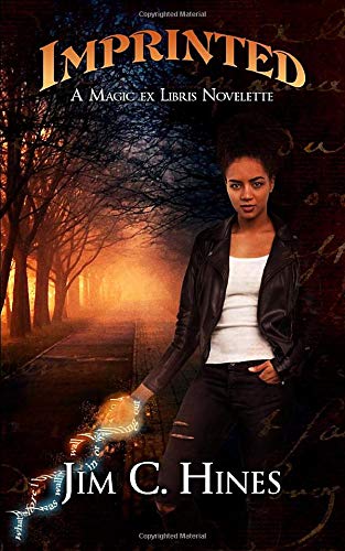 Imprinted book cover