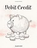 Debit Credit Balance Ledger Accounts Journal General Ledger Accounting Book Notebook With Columns For Financial Date Description Reference Credit And Debitwith 100 Pages 85 X 11 In