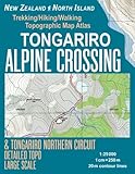 Tongariro Alpine Crossing Tongariro Northern Circuit Detailed Topo Large Scale Trekkinghikingwalking Topographic Map Atlas New Zealand North Guide Hiking Maps For Nz National Parks