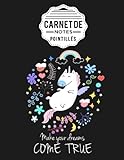 Carnet De Notes Pointills A4 Licorne Dot Point Bullet Journal Dot Grid 160 Pages Couverture Souple Finition Matte Bullet Journal Planner Planning Organizer Journal