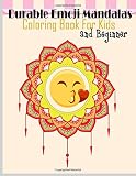 Durable Emoji Mandalas Coloring Book For Kids And Beginner Durable Emoji Mandalas Coloring Book For Kids And Beginner