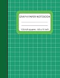 Graph Notebook 12 Inch Squares Blank Quad Ruled 110 Square Grid Pages Large 85 X 11 Composition Books