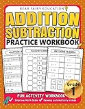 Addition Subtraction Practice Workbook Grade 1 Math Workbook Daily Practice Workbook For 1st Graders 1st Grade Math Grade 1 Addition
