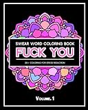Fck You Adults Swearword Coloring Book