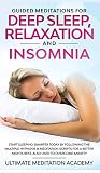 Guided Meditations for Deep Sleep, Relaxation and Insomnia book cover