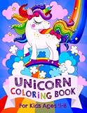 Unicorn Coloring Book For Kids Ages 48 Us Edition Silly Bear Coloring Books