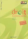 Droit Documents Et M%C3%A9thodes Bts, 1%C3%A8re Ann%C3%A9e : Livre De L'%C3%A9l%C3%A8ve