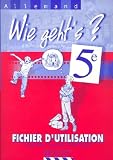 Wie Gehts Allemand 5e Fichier Dutilisation