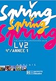 Spring Anglais 4e Lv2 Livre De Llve