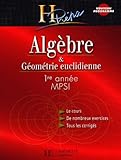 Algbre Gomtrie Euclidienne Mpsi 1re Anne Cours Et Exercices Corrigs