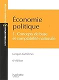 %C3%A9conomie Politique 1 : Concepts De Base Et Comptabllit%C3%A9 Nationale