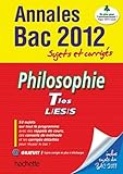 Annales Bac 2012 Sujets Et Corrigs Philosophie Tles L Es S