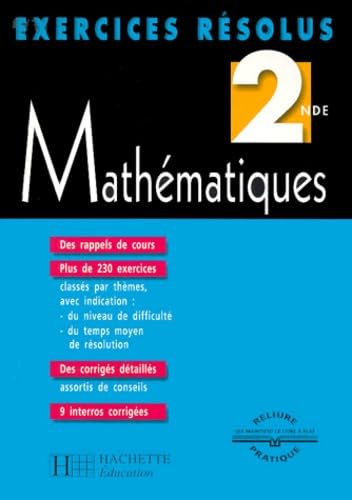 Exercices Resolus Mathematiques Nde Libre Glam Pt