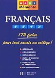 Franais 6me 5me 4me 3me 172 Fiches Pour Tout Savoir Au Collge 