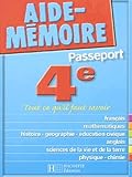 Aide M%C3%A9moire Passeport : 4e   13 14 Ans