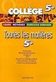 Toutes Les Matires 5e