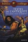 Textes de l'Antiquité