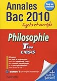 Philosophie Tles L Es S Annales Bac 2010