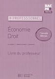 Economiedroit Tle Bac Pro Livre Du Professeur