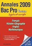 Franais Histoiregographie Anglais Mathmatiques Bac Pro Tertiaire Sujets Et Corrigs