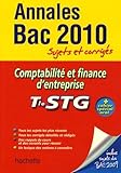 Comptabilit Et Finance Dentreprise Tle Stg Sujets Et Corrigs