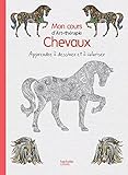 Chevaux: Apprendre %C3%A0 Dessiner Et %C3%A0 Colorier !