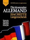 Dictionnaire pratique allemand Hachette Langenscheidt
