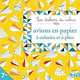 Avions En Papier Colorier Et Plier Mini Boite Avec Accessoires