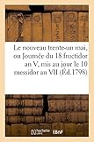 Le Nouveau Trenteun Mai Ou Journe Du 18 Fructidor An V Mis Au Jour Le 10 Messidor An Vii 1798 Poque De La Libert De La Presse