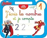 Ardoise Avengers J'%C3%A9cris Les Nombres Et Je Trace Les Formes