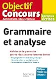 Objectif Concours Grammaire Et Analyse