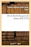De La Sant%C3%A9 Des Gens De Lettres