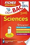 Objectif Bac Fiches D%C3%A9tachables Sciences 1%C3%A8re Es