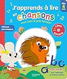 J'apprends %C3%A0 Lire En Chansons Avec L%C3%A9on Le Petit H%C3%A9risson   D%C3%A8s 4 Ans (m%C3%A9thode Lecture Phonologique)