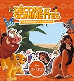 Le Roi Lion   D%C3%A9cors Et Gommettes   40 Gommettes + 4 D%C3%A9cors   Disney
