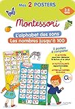 Mon Poster Montessori   L'alphabet Des Sons + Les Nombres Jusqu'%C3%A0 100