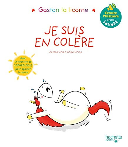 Couverture de Livre son — Les émotions de Gaston — Je suis en colère