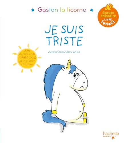 Couverture de Livre son — Les émotions de Gaston — Je suis triste