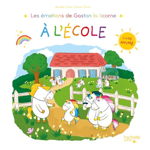Couverture de Les émotions de Gaston la licorne — À l'école