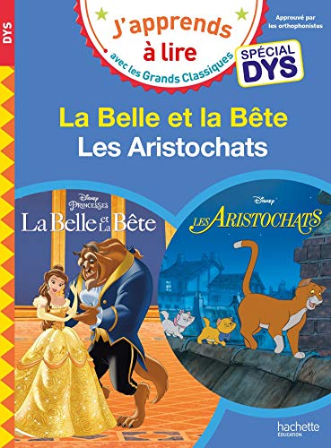Disney - La Belle et la bête / Les Aristochats - Spécial DYS (dyslexie)