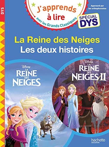Disney - La Reine des neiges 1 / La Reine des neiges 2 - Spécial DYS (dyslexie)