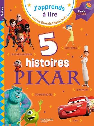 Disney - 5 histoires PIXAR - Fin CP-CE1