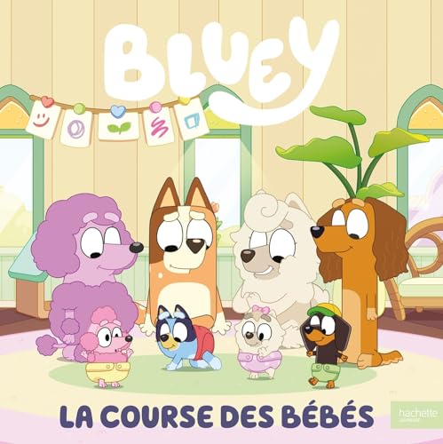 Couverture de Bluey — La course aux bébés (Grand album)